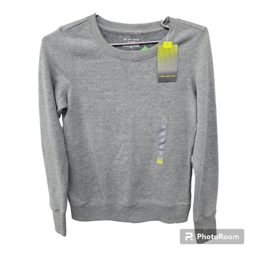 BNWT TekGear Women's Crew Ultrasoft Fleece Sweatshirt Size XS